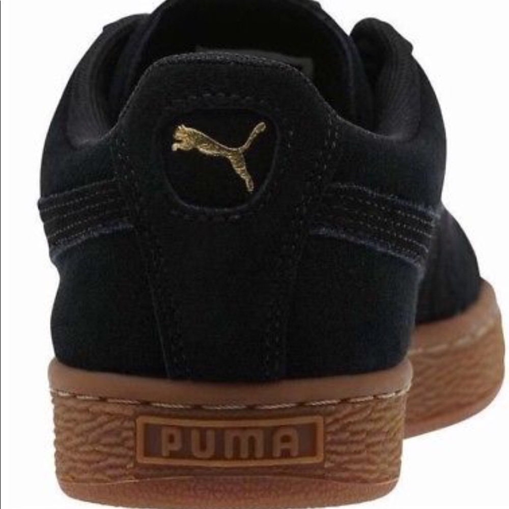 Black Suede Puma Sneakers